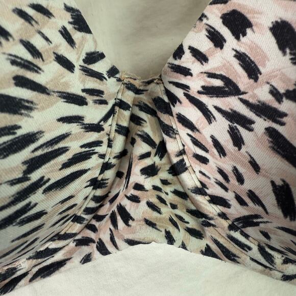 SOMA Women's 38D Pink White Black Embraceable Perfect Full Coverage Bra - Picture 4 of 8